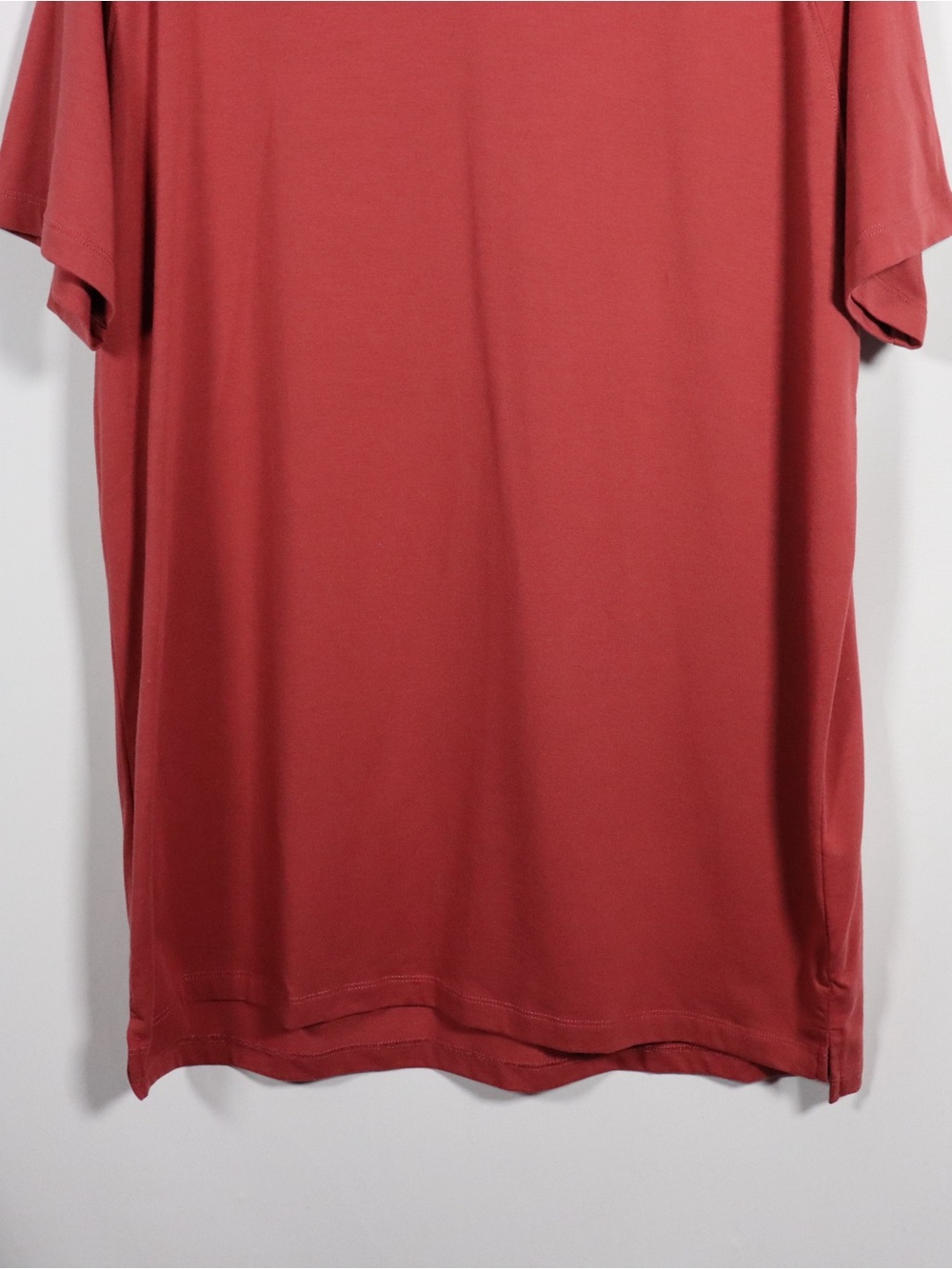 Le 31 Simons Red Essential Crew Neck T-Shirt Men’s Size XL - Picture 4 of 8